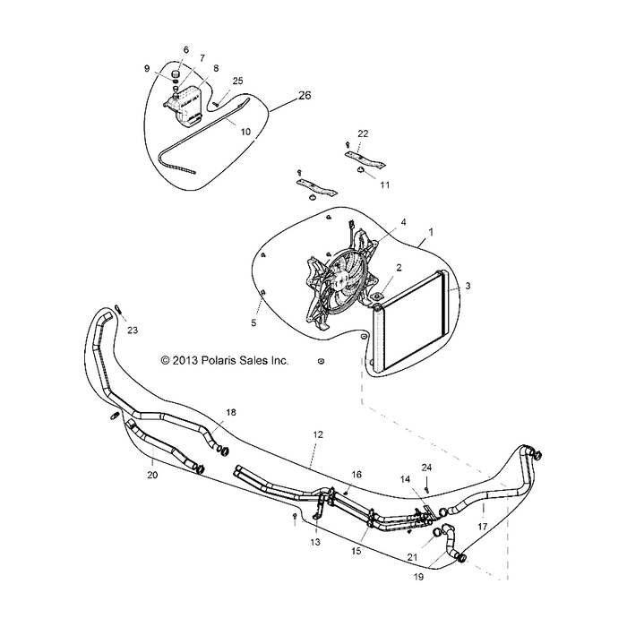 Surge Tank With Hose And Cap As by Polaris