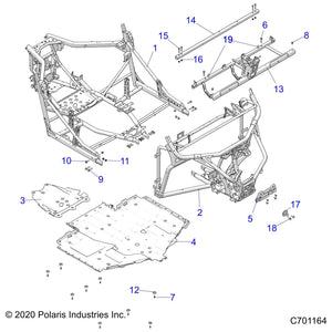 Suspension Mount Bracket, Front by Polaris 5259449-458 OEM Hardware P5259449-458 Off Road Express