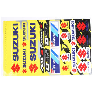 Suzuki Decal Sheet By D'Cor 40-40-104 Decal Sheet 862-41101 Western Powersports