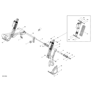 Sway Bar Assy by Can-Am 706001014 OEM Hardware 706001014 Off Road Express