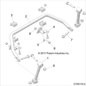 Sway Bar Cast Bracket by Polaris 5634027 OEM Hardware P5634027 Off Road Express