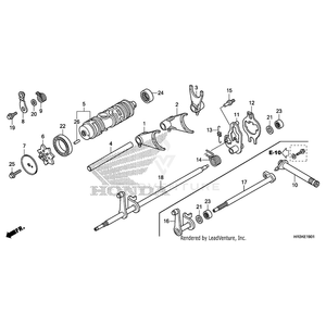 Swingarm, Gearshift by Honda 24213-HP5-A50 OEM Hardware 24213-HP5-A50 Off Road Express Peach St