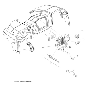 Switch-2Wd/Awd by Polaris 4011117 OEM Hardware P4011117 Off Road Express