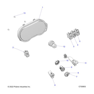 Switch-Adc by Polaris 4080274-14 OEM Hardware P4080274-14 Off Road Express