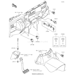 Switch-Assembly-Ignition by Kawasaki 27005-0036 OEM Hardware 27005-0036 Off Road Express Peach St