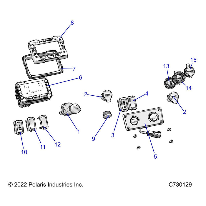 Switch-Fog Light Rear by Polaris