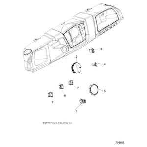 Switch-Fog Light,Rgr by Polaris 4015847 OEM Hardware P4015847 Off Road Express