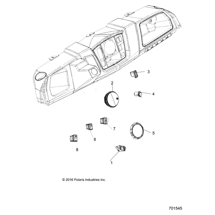 Switch-Fog Light,Rgr by Polaris