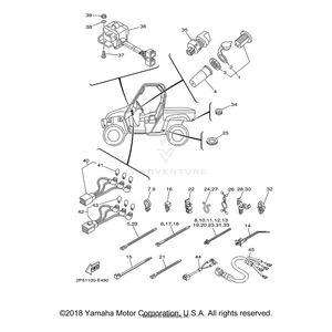 Switch, Handle 1 by Yamaha 5UG-83976-12-00 OEM Hardware 5UG-83976-12-00 Off Road Express