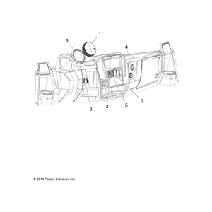 Switch-Hazard by Polaris 4014944 OEM Hardware P4014944 Off Road Express