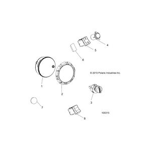 Switch-Hazard,Ip67 Front by Polaris 4015820 OEM Hardware P4015820 Off Road Express