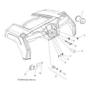 Switch-Horn by Polaris 4011779 OEM Hardware P4011779 Off Road Express