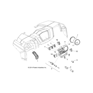 Switch-Idle,High,Dpdt,Momentry by Polaris 4014292 OEM Hardware P4014292 Off Road Express