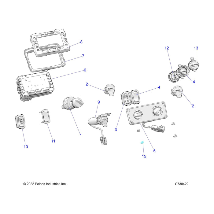 Switch-Key,4 Pos,Atv,Sealed by Polaris