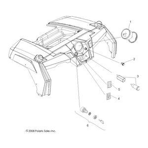 Switch-Momentary, Inst. by Polaris 4011501 OEM Hardware P4011501 Off Road Express