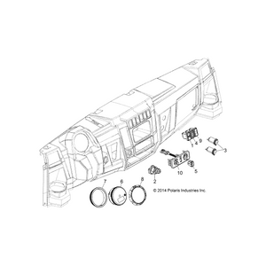 Switch-Rocker by Polaris 3120178 OEM Hardware P3120178 Off Road Express