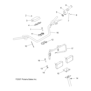 Switch Spacer, Left by Polaris 5433903 OEM Hardware P5433903 Off Road Express