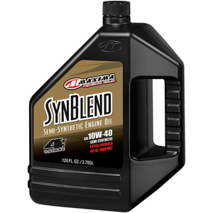 Synblend Semi-Synthetic 4T Engine Oil By Maxima Racing Oil 349128B Engine Oil Semi Synthetic 349128B Parts Unlimited