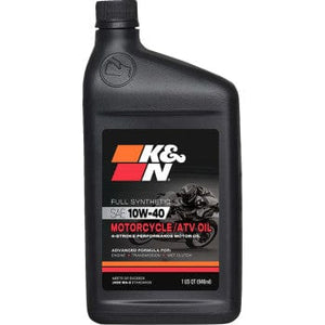 Synthetic Engine Oil - 10W40 - 1 U.S. quart by K&N 108062 Engine Oil Semi Synthetic 36010838 Parts Unlimited