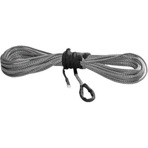 Synthetic Winch Cable Smoke 1/4"X50' by KFI SYN25-S50 Winch Synthetic Rope 30-0081 Western Powersports