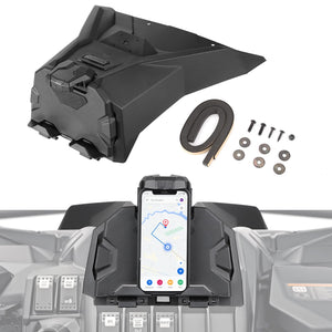 Tablet Holder With Storage Box for Can Am Maverick Sport Trail by Kemimoto B0111-02901BK Device Mount B0111-02901BK Kemimoto