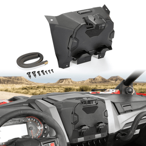 Tablet Holder With Storage Box for Polaris RZR PRO XP/ TURBO by Kemimoto B0111-12801BK Device Mount B0111-12801BK Kemimoto