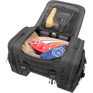 Tactical Deluxe Cruiser Tail Bag TS3200DE by Saddlemen 3516-0270 Tail Bag 35160270 Parts Unlimited