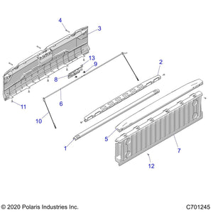 Tailgate Cable, 8 Mm by Polaris 7082363 OEM Hardware P7082363 Off Road Express