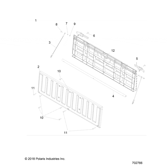 Tailgate Latch Assembly, Left by Polaris