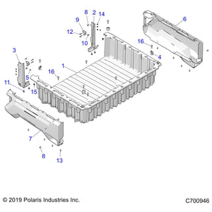 Tailgate Support Weld, Left, Ma by Polaris 1023028-458 OEM Hardware P1023028-458 Off Road Express