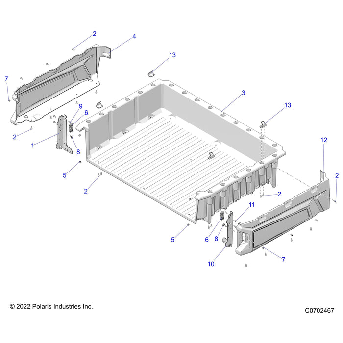 Tailgate Support Weld, Right, B by Polaris