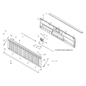 Tailgate Tube by Polaris 5134469 OEM Hardware P5134469 Off Road Express