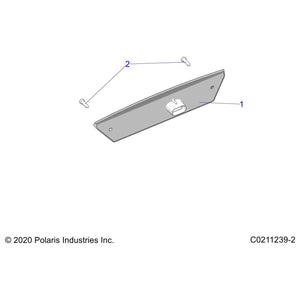 Taillight Assembly by Polaris 2411099 OEM Hardware P2411099 Off Road Express