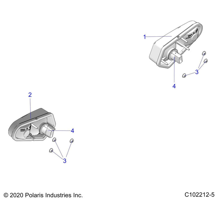 Taillight Assembly, Left by Polaris