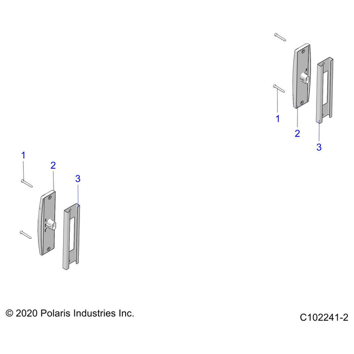 Taillight Assembly With Decal, by Polaris