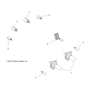 Taillight Bulb by Polaris 4011064 OEM Hardware P4011064 Off Road Express