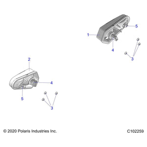 Taillight Socket by Polaris 4011101 OEM Hardware P4011101 Off Road Express