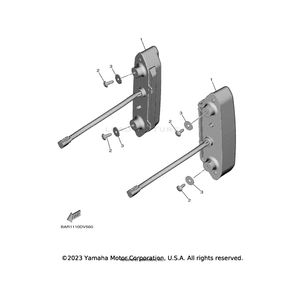 Taillight Unit Assembly by Yamaha BAR-84710-00-00 OEM Hardware BAR-84710-00-00 Off Road Express