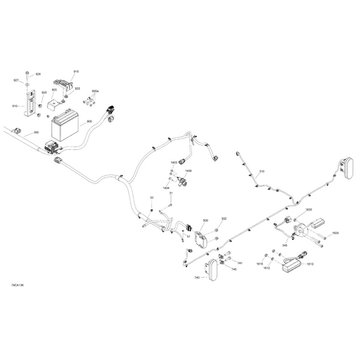 Taillight Wiring Harness by Can-Am