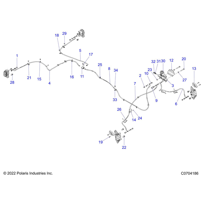 Tandem Master Cylinder Assembly by Polaris