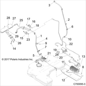 Tank-Expansion by Polaris 5454232 OEM Hardware P5454232 Off Road Express