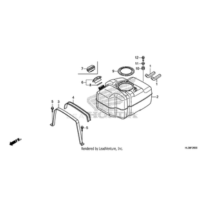 Tank, Fuel by Honda 17510-HL3-A00 OEM Hardware 17510-HL3-A00 Off Road Express Drop Ship