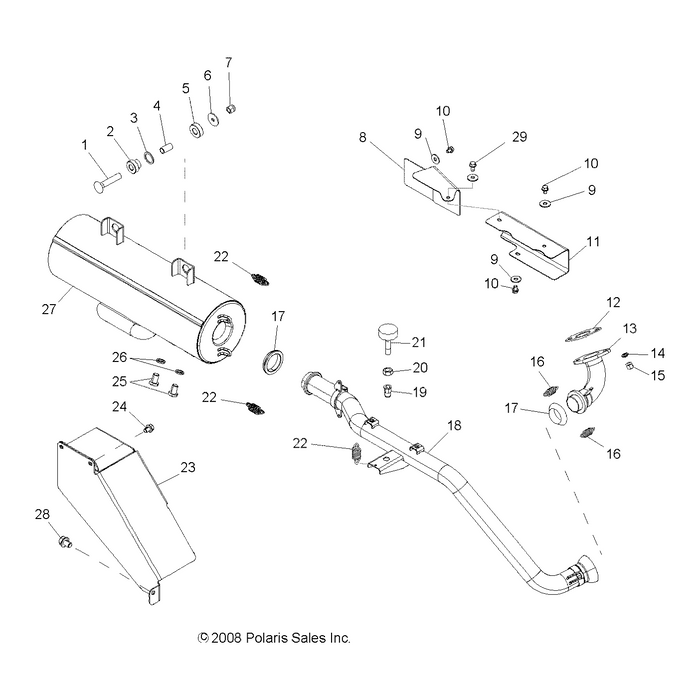 Tank Heat Shield by Polaris