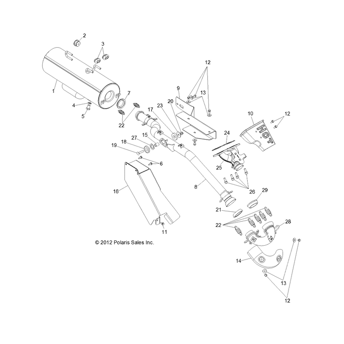 Tank Heat Shield by Polaris