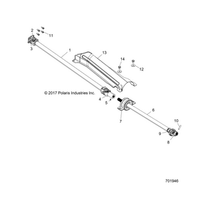 Tank Support Bracket, Inner, Bl by Polaris 5261940-329 OEM Hardware P5261940-329 Off Road Express