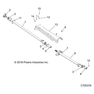 Tank Support Bracket, Inner, Bl by Polaris 5267134-329 OEM Hardware P5267134-329 Off Road Express