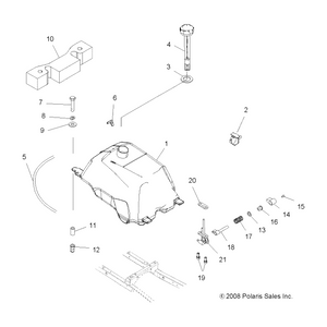 Tank Vent by Polaris 5431053 OEM Hardware P5431053 Off Road Express