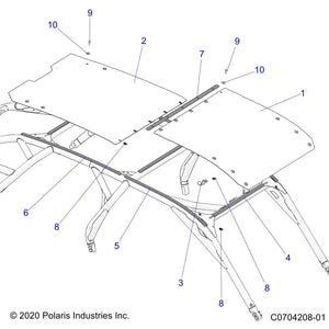 Tape-Foam,Pnl Seal,G4 Mp Roof by Polaris 5815100 OEM Hardware P5815100 Off Road Express