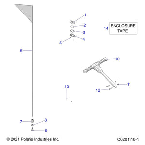 Tape-Ha,Enclosure by Polaris 8360228 OEM Hardware P8360228 Off Road Express