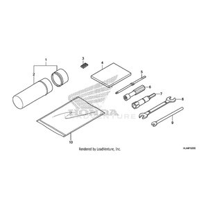 Tape, Magic (25X50) (Female) by Honda 83643-355-300 OEM Hardware 83643-355-300 Off Road Express Peach St